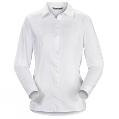 Camisa Arc'teryx A2B L/S Mujer Blancas - Chile SKT846273